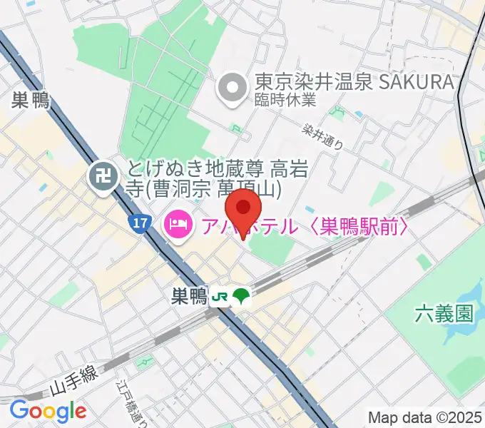 ミクロコスモスミュージックスクールの地図