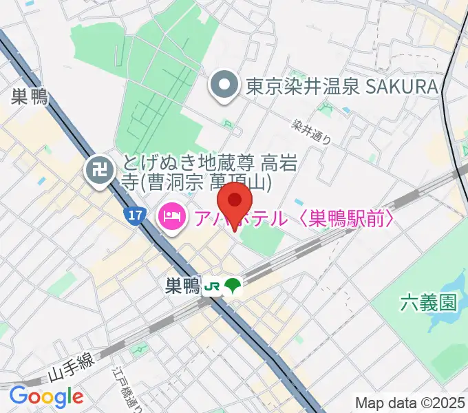 ミクロコスモスミュージックスクールの地図