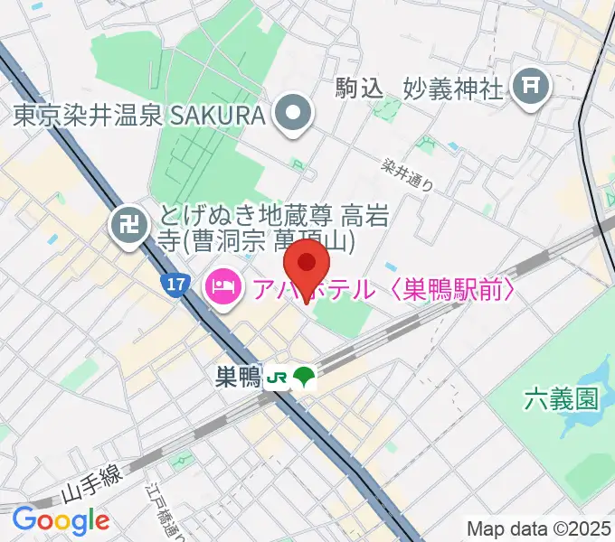 ミクロコスモスミュージックスクールの地図