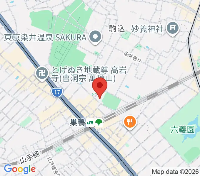 ミクロコスモスミュージックスクールの地図