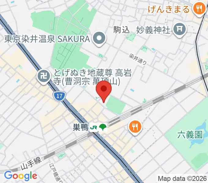 ミクロコスモスミュージックスクールの地図