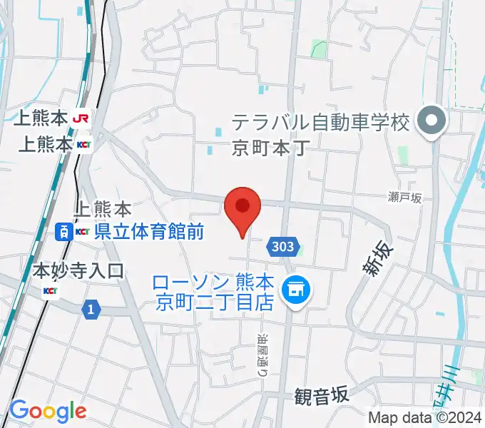 村上誠一サックス＆ジャズ教室の地図