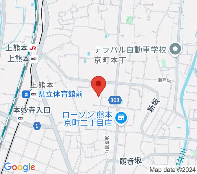 村上誠一サックス＆ジャズ教室の地図