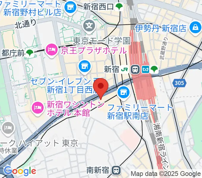 カワイミュージックスクール レプレ新宿の地図