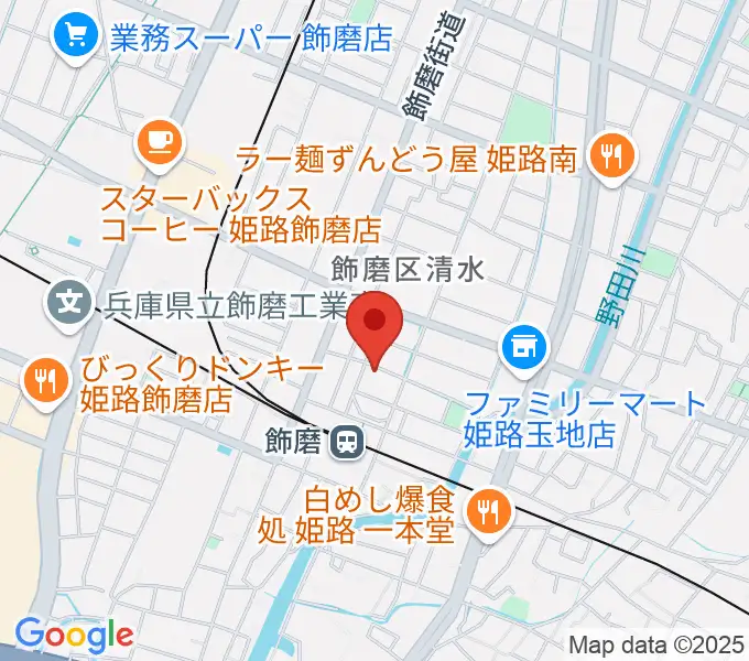 なるせ音楽教室の地図