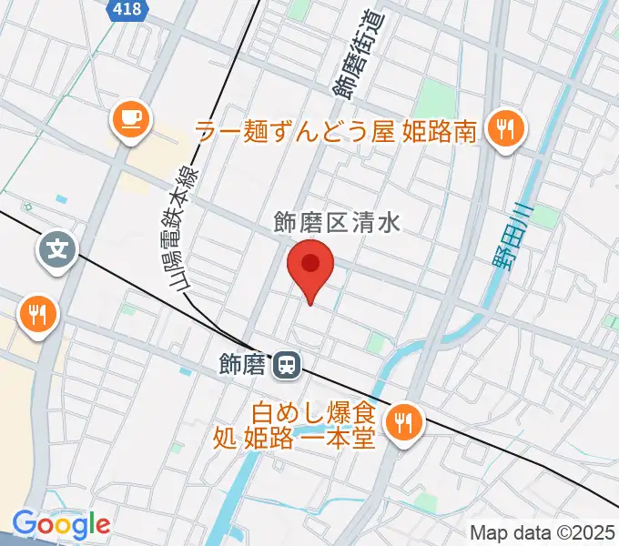 なるせ音楽教室の地図