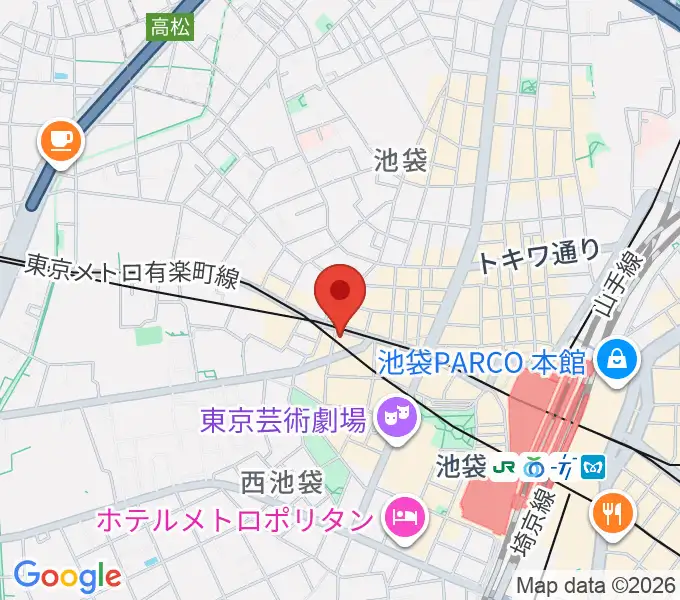 ジャパンO・N・Oミュージックアカデミーの地図