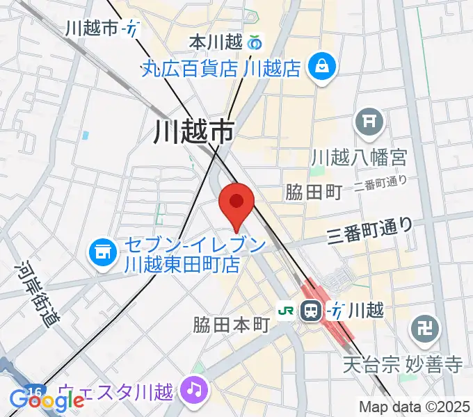 トミースマイル音楽教室の地図