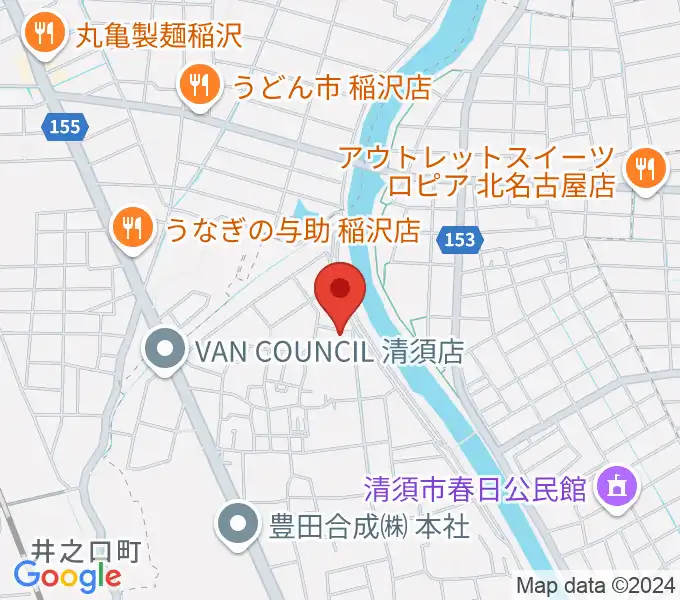 リュウケイミュージックネットの地図