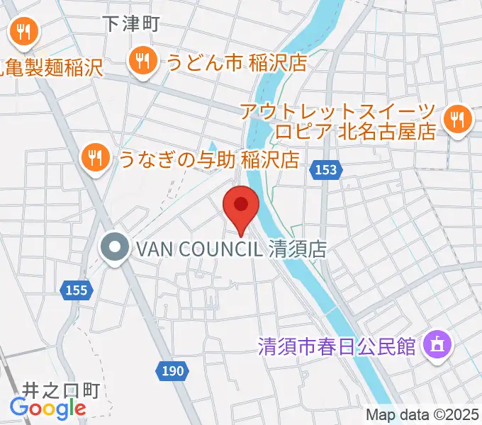 リュウケイミュージックネットの地図