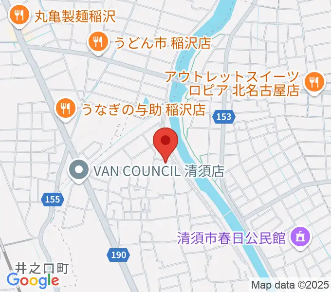 リュウケイミュージックネットの地図