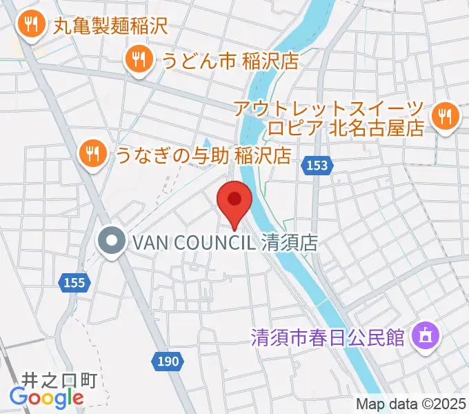 リュウケイミュージックネットの地図