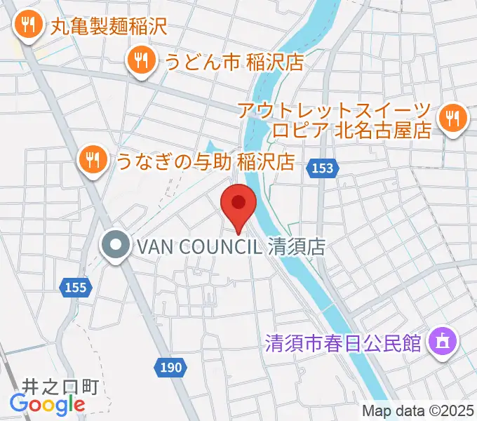 リュウケイミュージックネットの地図
