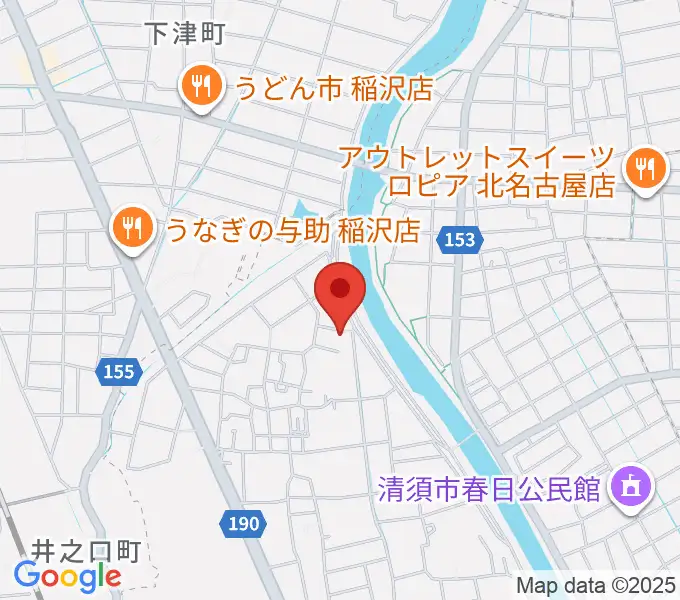 リュウケイミュージックネットの地図