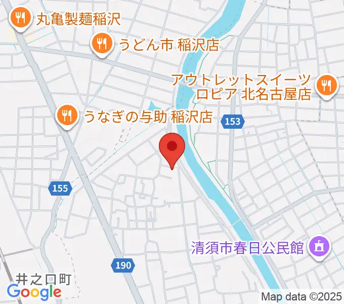 リュウケイミュージックネットの地図