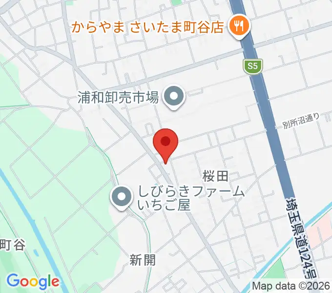 前場裕介ギター教室の地図