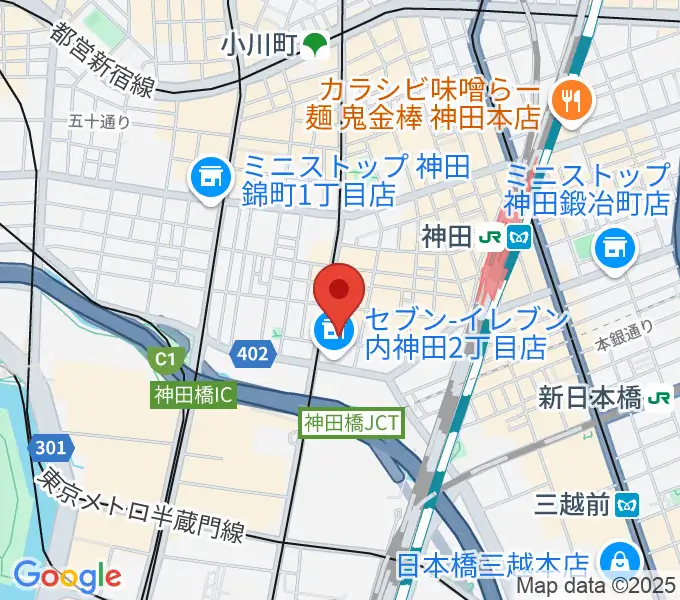 ピアノーヴァミュージックの地図