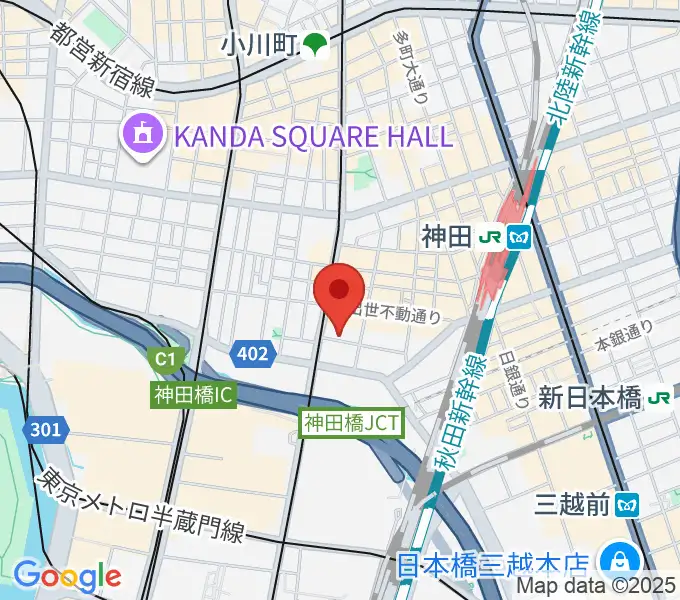 ピアノーヴァミュージックの地図