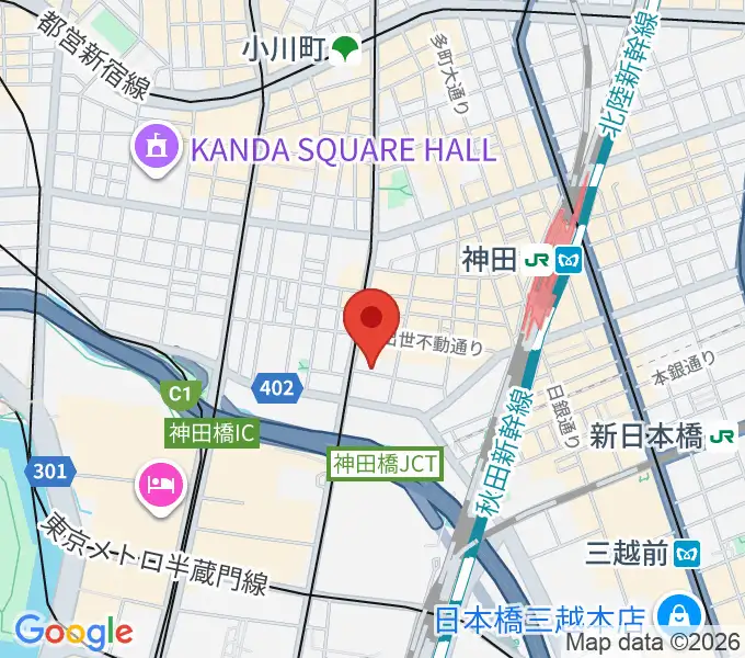 ピアノーヴァミュージックの地図