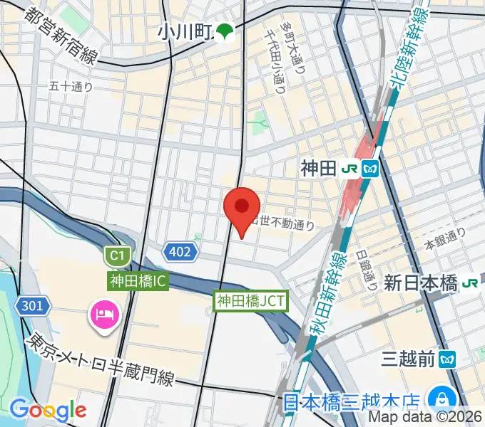 ピアノーヴァミュージックの地図