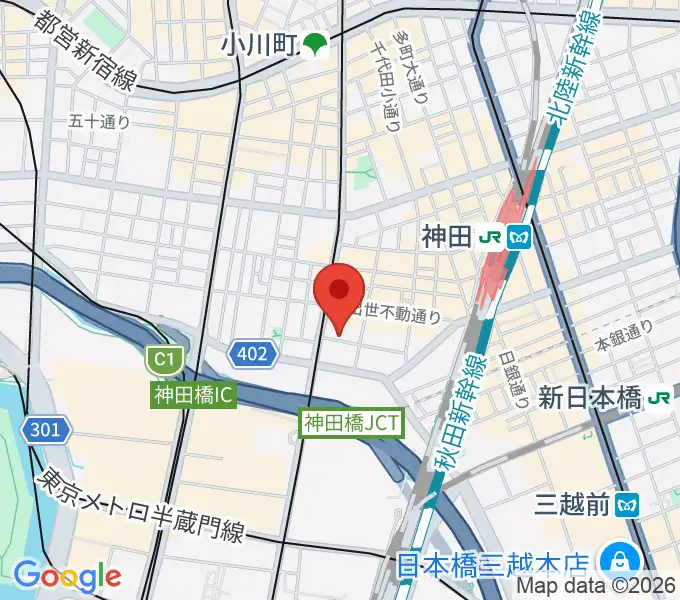 ピアノーヴァミュージックの地図