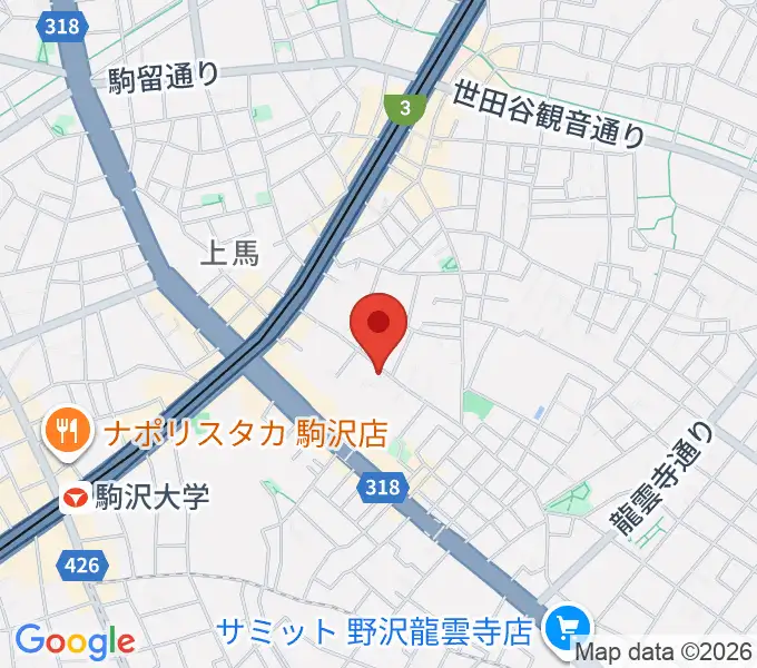ワンヴォイスミュージックスクールの地図
