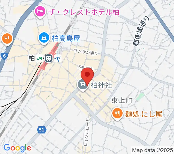 ベルカント音楽学院の地図