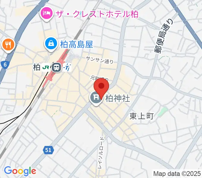 ベルカント音楽学院の地図