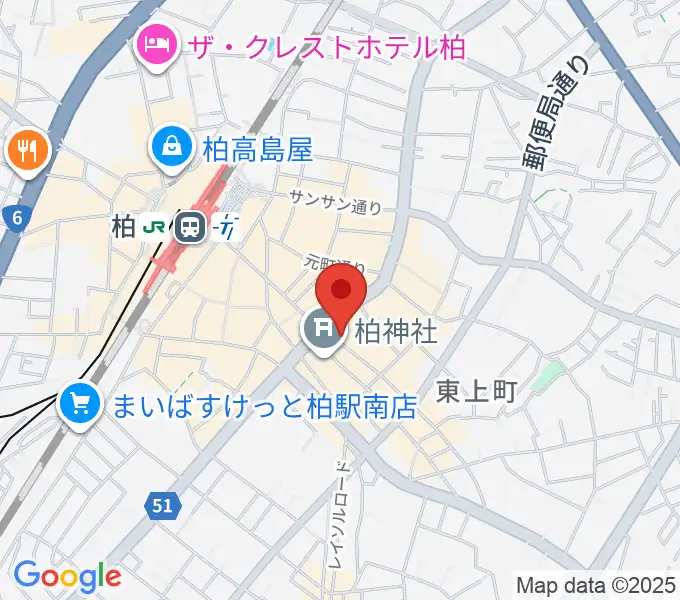 ベルカント音楽学院の地図