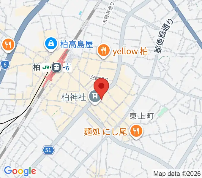 ベルカント音楽学院の地図