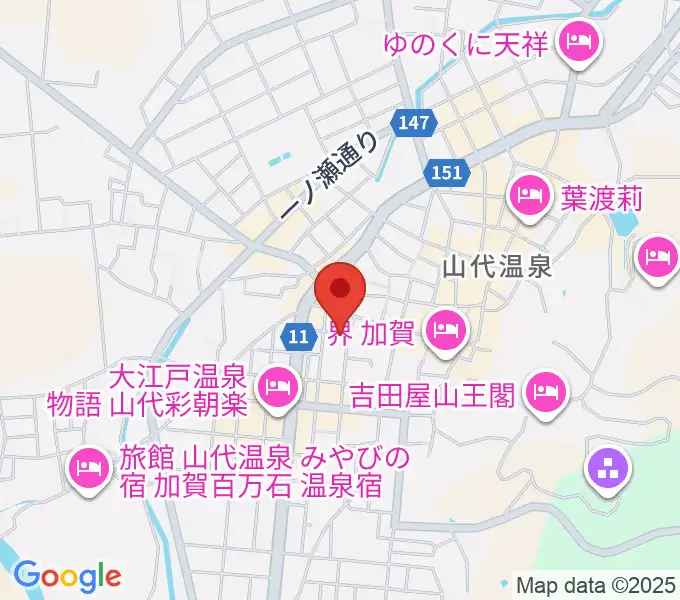 山下ピアノ教室の地図