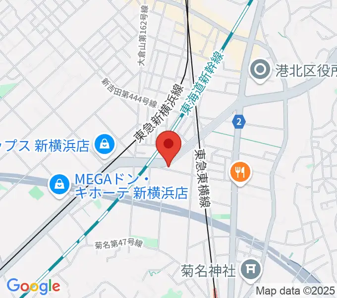 菊名JAMの地図