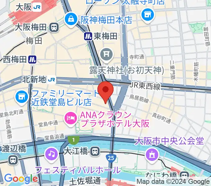 木村功サックス教室の地図