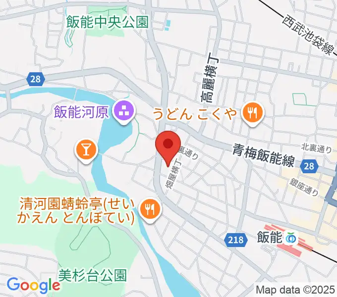 津軽三味線教室貢治会の地図
