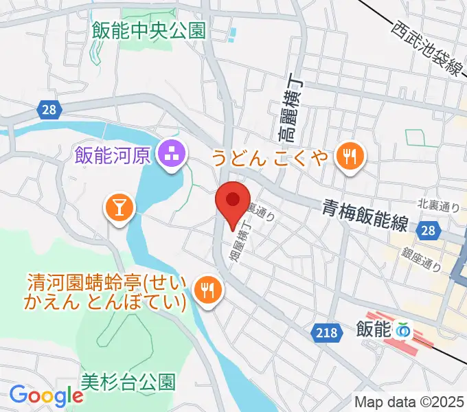 津軽三味線教室貢治会の地図