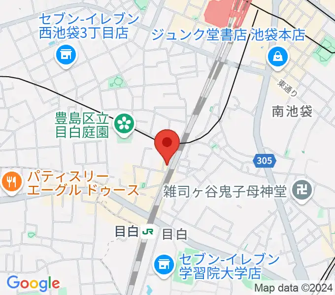 グランキャンミュージックの地図