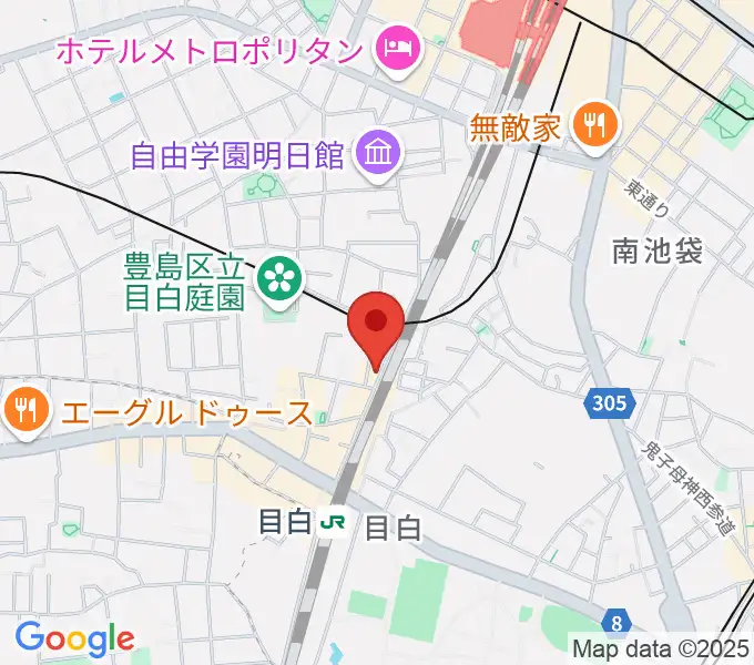 グランキャンミュージックの地図