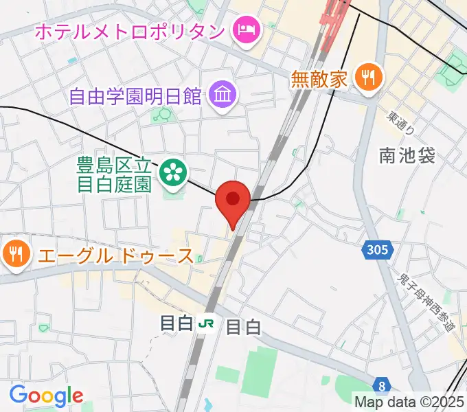 グランキャンミュージックの地図