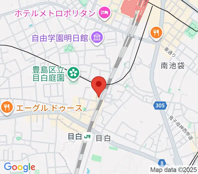 グランキャンミュージックの地図