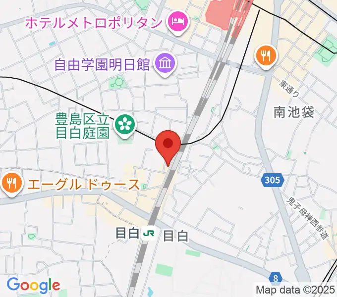 グランキャンミュージックの地図