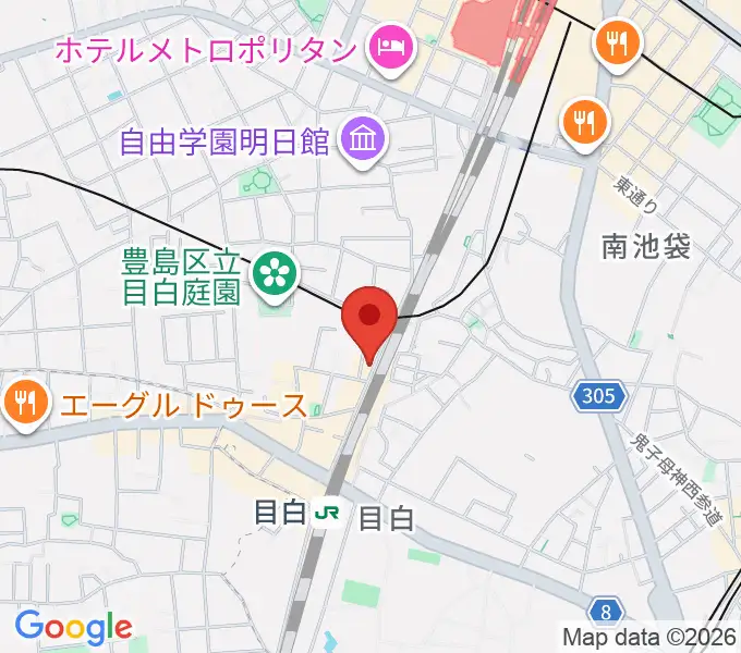 グランキャンミュージックの地図