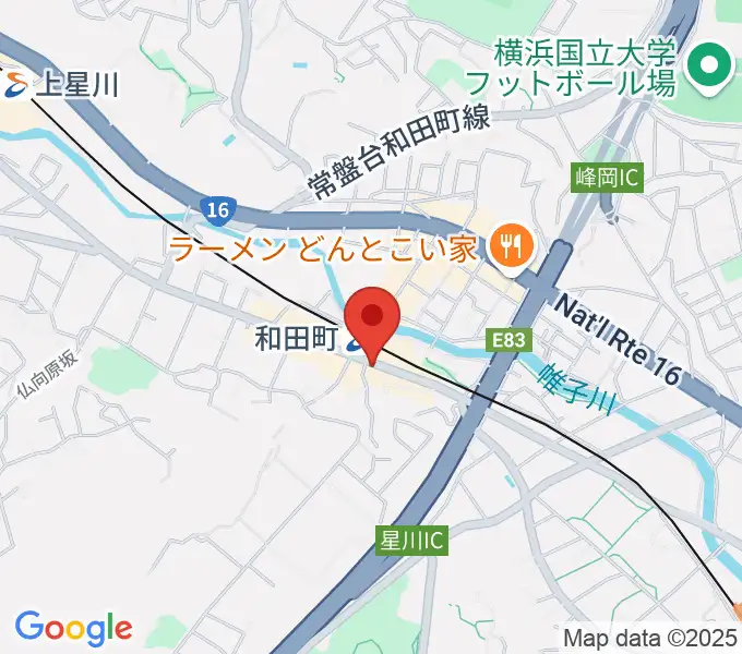 アート和田町音楽院の地図