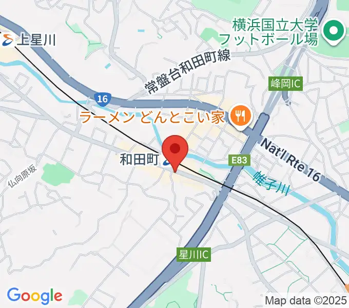 アート和田町音楽院の地図