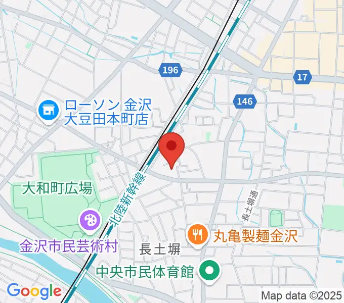 金沢科学技術大学校 Kistの地図