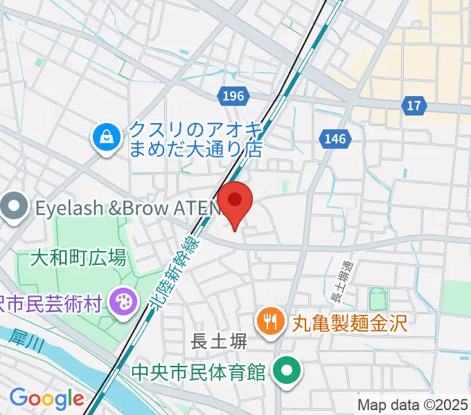 金沢科学技術大学校 Kistの地図