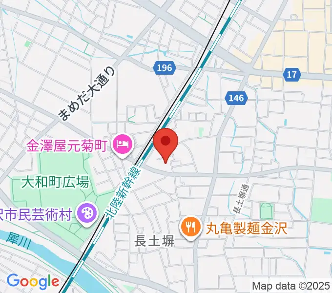金沢科学技術大学校 Kistの地図
