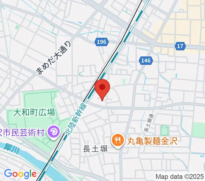 金沢科学技術大学校 Kistの地図