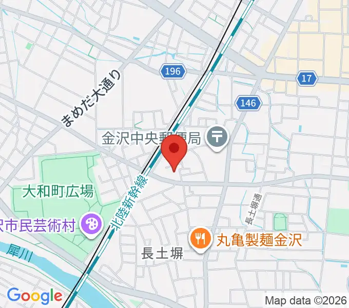 金沢科学技術大学校 Kistの地図