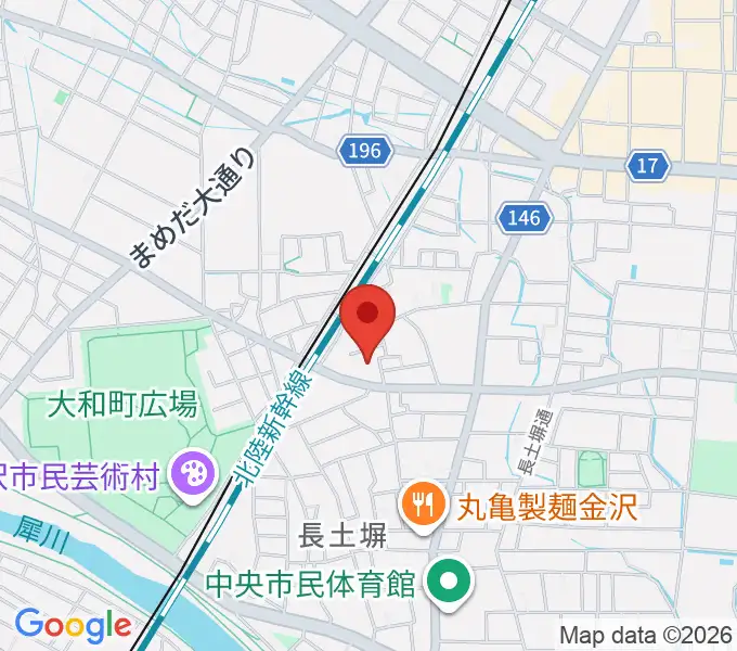 金沢科学技術大学校 Kistの地図