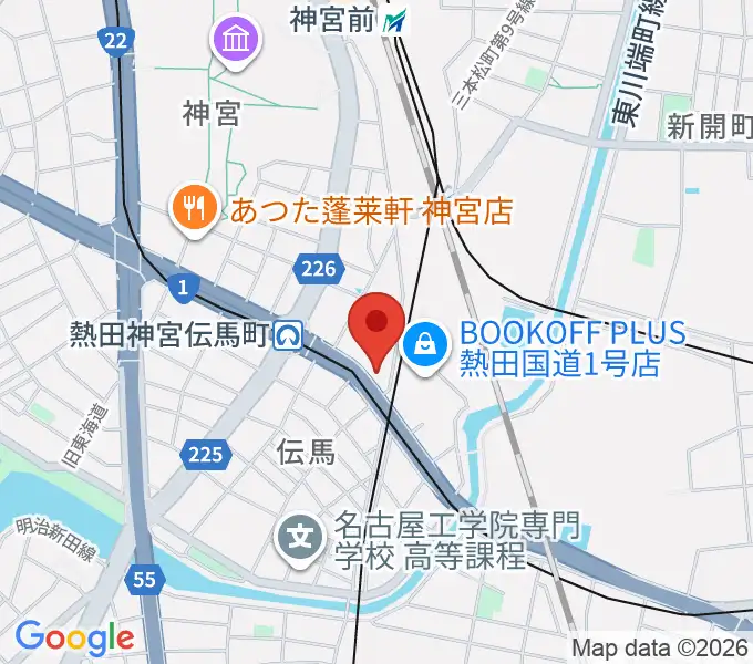 名古屋工学院専門学校の地図